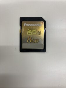 【データ復旧・データ復元成功実績】Panasonic SDカード 8GB PCで誤消去