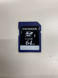 【データ復旧・データ復元成功実績】IODATA SDカード 64GB データ切り取り