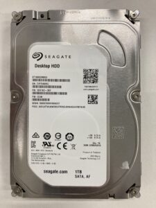 【データ復旧・データ復元成功実績】HDD Seagate ST1000DM003 1TB データ用HDD、アクセスできない