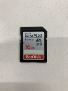 【データ復旧・データ復元成功実績】SDカード SanDisk 16GB 認識しない
