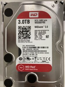 【データ復旧・データ復元成功実績】HDD WD WD30EFRX-68EUZN0 3TB 動作が重くなりアクセスできなくなった。