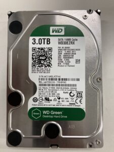 【データ復旧・データ復元成功実績】HDD WD WD30EZRX-19D8PB0 3TB OS起動しない