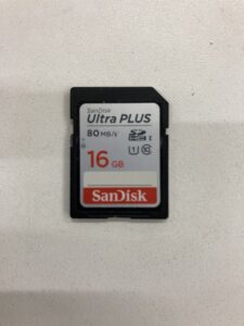 【データ復旧・データ復元成功実績】SDカード SanDisk UltraPLUS 16GB 認識しない