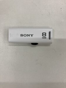 【データ復旧・データ復元成功実績】USBメモリ SONY USM8GR 8GB 認識しない