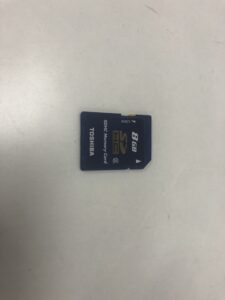 【データ復旧・データ復元成功実績】SDカード TOSHIBA SDカード SD-M08G 8GB 全消去、1枚上書き撮影
