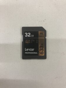 【データ復旧・データ復元成功実績】SDカード Lexar 32GB 文字化けが発生して、認識しなくなった。