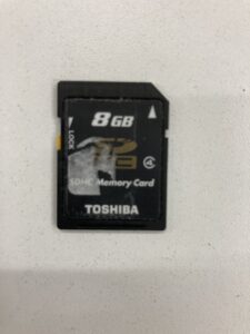 【データ復旧・データ復元成功実績】SDカード TOSHIBA SD-K08G 8GB アクセスできない