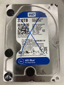 【データ復旧・データ復元成功実績】HDD WD30EZRZ-22Z5HB0 3TB LinkStation(リンクステーション)内蔵HDD、アクセスできない