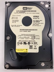 【データ復旧・データ復元成功実績】HDD WD WD2500JS-98NCB1 250GB 外付HDD内蔵HDD、認識しない
