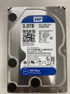 【データ復旧・データ復元成功実績】HDD WD WD30EZRZ-22Z5HB0 3TB USB外付HDD(ハードディスク)内蔵。落下により認識しない。