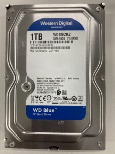 【データ復旧・データ復元成功実績】HDD WD WD10EZRZ-22HTKB0 1TB アクセスできない。