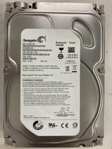 【データ復旧・データ復元成功実績】LANDISK IODATA(アイ・オー・データ) HDL-CE2.0 2TB アクセスできない。USB接続でも認識しない。