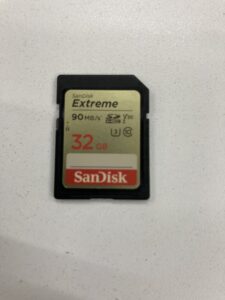 【データ復旧・データ復元成功実績】SanDisk Extreme 32GB 誤消去、上書