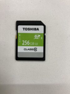 【データ復旧・データ復元成功実績】SDカード TOSHIBA SD-K256G 256GB フォーマット要求エラー