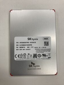【データ復旧・データ復元成功実績】SSD SKhynix HFS256G32TND 256GB ノートPC内蔵SSD。OS起動しない。