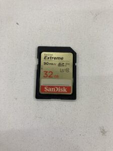 【データ復旧・データ復元成功実績】SDカード SANDISK 32GB フォーマット要求エラー