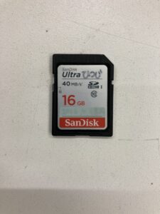 【データ復旧・データ復元成功実績】SDカード SanDisk Ultra 16GB フォーマット要求エラー
