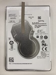 【データ復旧・データ復元成功実績】HDD Seagate ST1000LM035 1TB USB外付HDD Transcend 1TB 内蔵HDD、認識しない