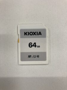 【データ復旧・データ復元成功実績】SDカード KIOXIA SDK64G フォーマット要求エラー