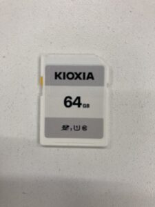 【データ復旧・データ復元成功実績】SDカード KIOXIA SD-K64G 64GB　認識しない