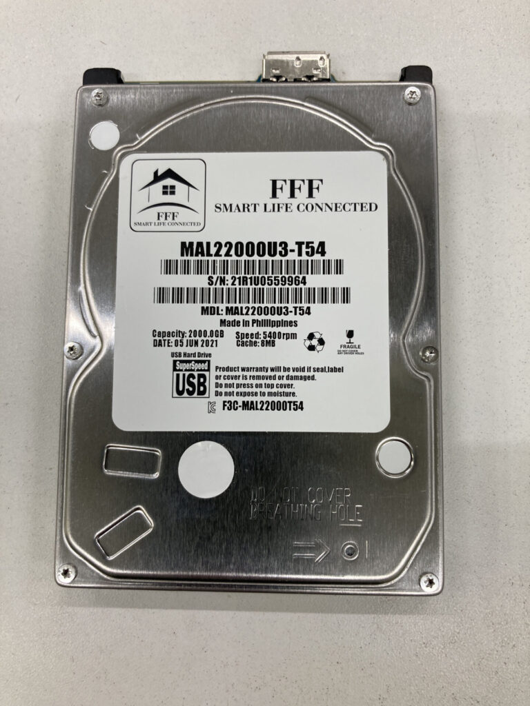 外付HDD AMAZON カスタムHDD 2TB