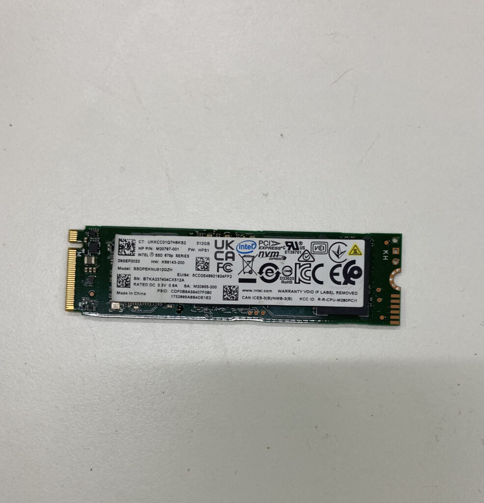 intel SSDPEKNU512GZH 512GB