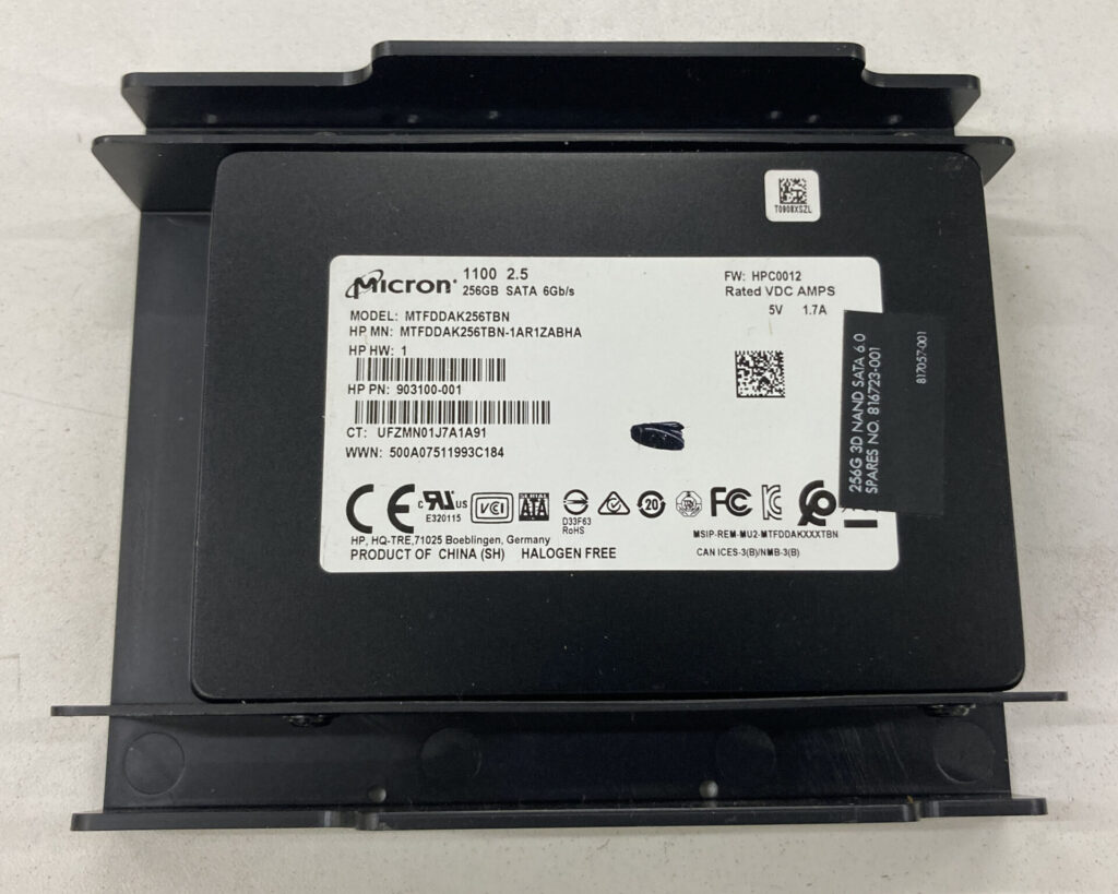 SSD Micron MTFDDAK256TBN 256GB