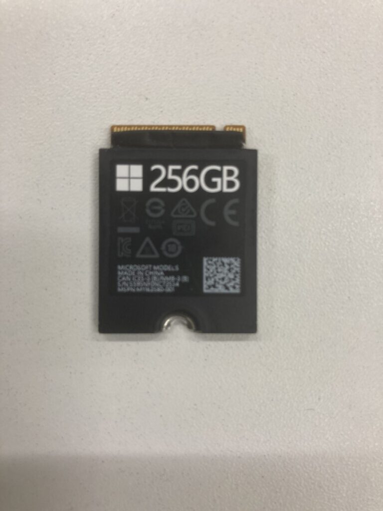 【データ復元成功実績】Microsoft Surface内蔵 SSD 256GB