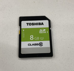 【データ復元成功実績】SDカード TOSHIBA SD-K08G 8GB