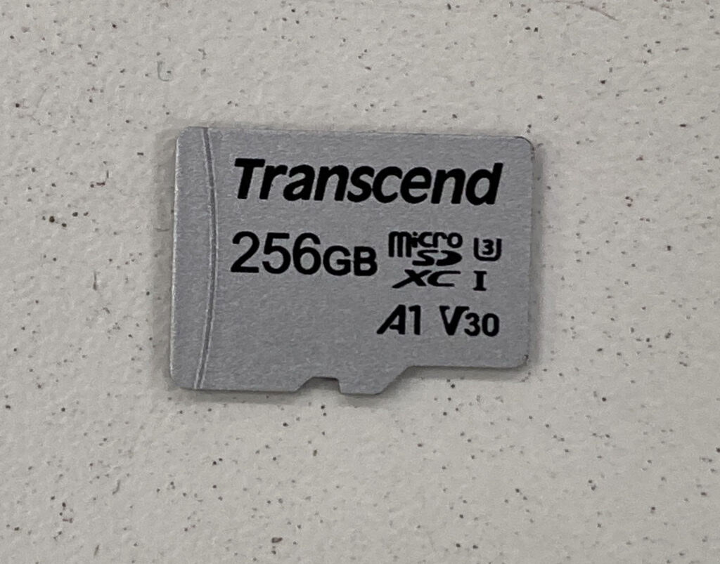 microSD Transcend 256GB