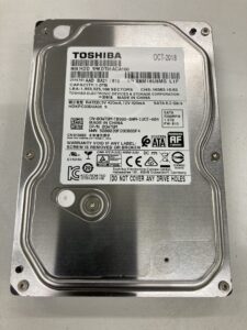 【データ復元成功実績】HDD TOSHIBA DT01ACA100 1TB