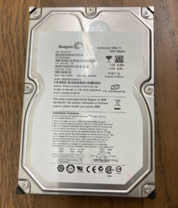 【データ復元成功実績】HDD Seagate ST31000340AS 1TB