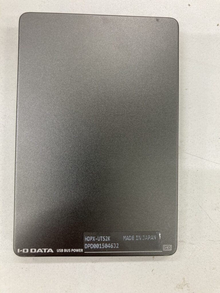 外付HDD IODATA HDPX-UTS2K 2TB