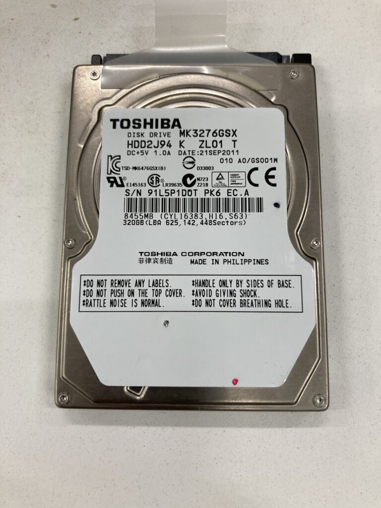 HDD TOSHIBA MK3276GSX 320GB